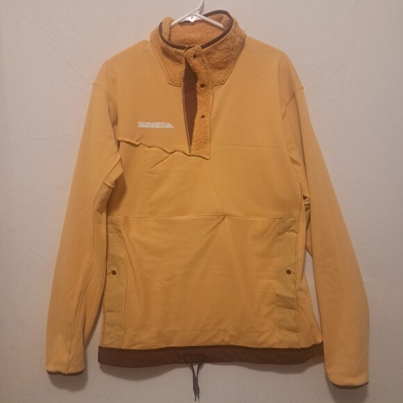 Adidas Men’s Terrex XPloric High Pile Snap Fleece Pullover Yellow IB1138‎ SIZE L - Picture 6 of 9